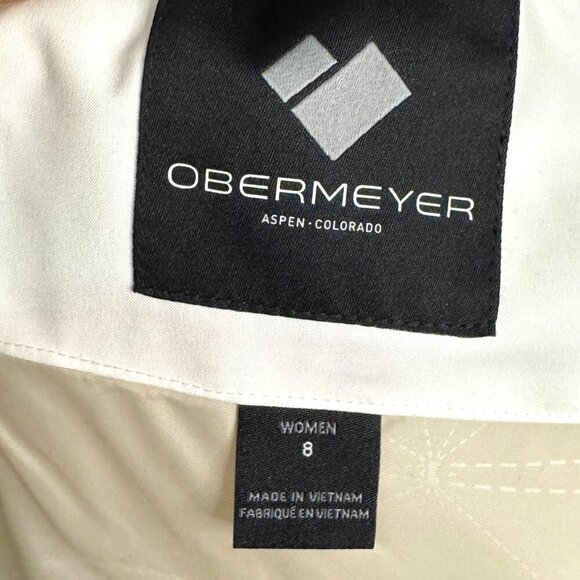 Obermeyer Womens Standard Cosima Down Jacket, White, 8 NWT MSRP $329 - Picture 7 of 12